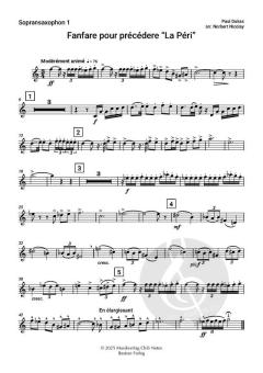 Fanfare pour précédere "La Peri" von Paul Dukas (Download) 