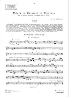 Pieces De Clavecin En Concert von Jean-Philippe Rameau 