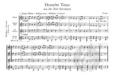 Deutsche Tänze aus der Zeit Schuberts von Fritz Jöde 