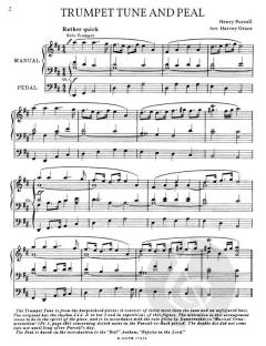 Trumpet Tune and Peal für Orgel von Henry Purcell 