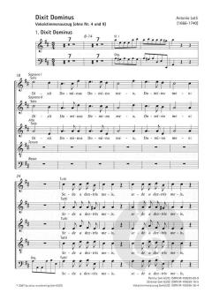 Dixit Dominus von Antonio Lotti 