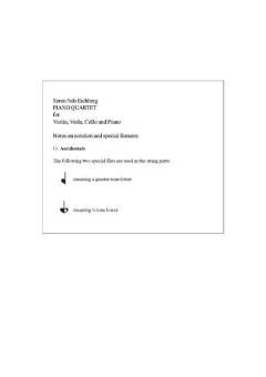 Piano Quartet von Søren Nils Eichberg 