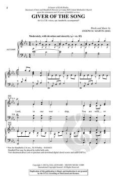 Giver of the Song von Joseph M. Martin (Download) 