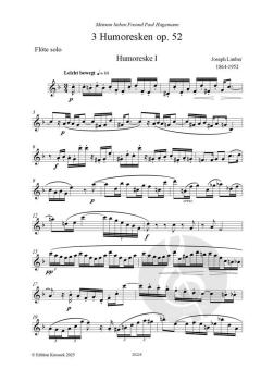 3 Humoresken op. 52 von Joseph Lauber 