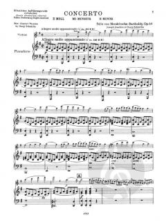 Violinkonzert e-Moll op. 64 von Felix Mendelssohn Bartholdy für Violine und Orchester im Alle Noten Shop kaufen