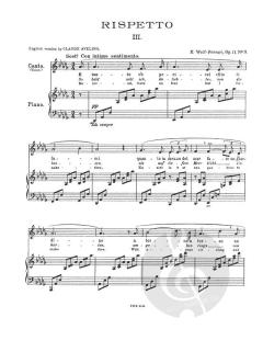 4 Rispetti op. 11 von Ermanno Wolf-Ferrari 