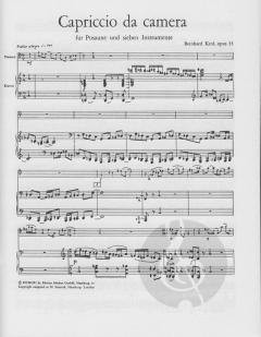 Capriccio da Camera op. 35 von Bernhard Krol für Posaune und 7 Instrumente im Alle Noten Shop kaufen