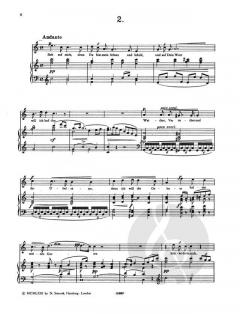 Biblische Lieder op. 99 von Antonín Dvorák 
