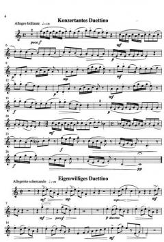 Duettini für Sopraninstrument und Harfe (Petr Eben) 