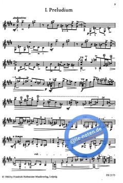 baroque in blue. Suite von Andre Asriel 