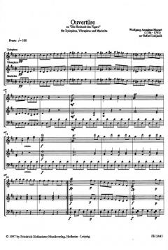 Ouvertüre zu 'Die Hochzeit des Figaro' von Wolfgang Amadeus Mozart 
