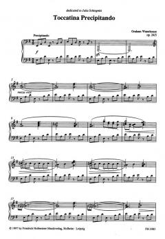 Toccatina Precipitando op. 24/3 von Graham Waterhouse 