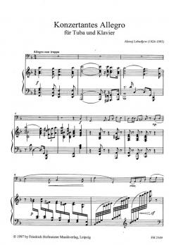 Konzertantes Allegro von Alexej Lebedjew 