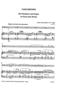 Concertino in Form eines Duetts, op. 132 