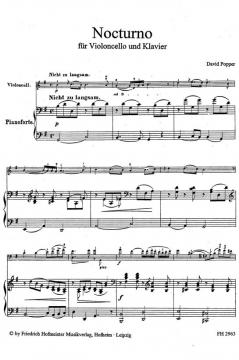 Nocturno, op. 22 von David Popper 