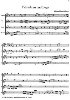 Präludium und Fuge von Johann Sebastian Bach 