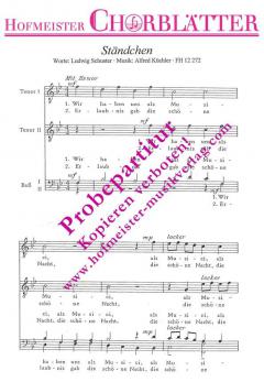 Ständchen (Wir haben uns als Musici) (Alfred Küchler) 