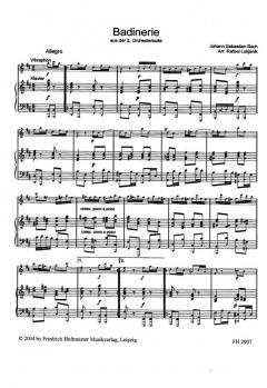 Badinerie aus der Orchestersuite Nr. 2 in h-moll BWV 1067 von Johann Sebastian Bach 