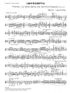 Impromptu für Violine Solo von Remo Lauricella im Alle Noten Shop kaufen