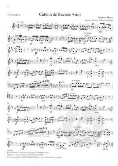 3 argentinische Tangos für Violine oder Violoncello und Klavier im Alle Noten Shop kaufen