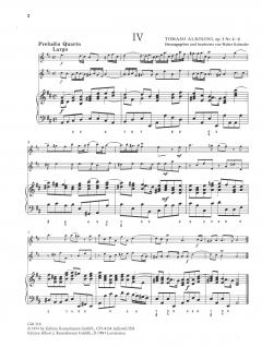 12 Triosonaten op. 3 Band 2 'Balletti' von Tomaso Giovanni Albinoni 