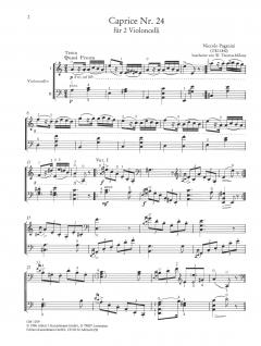 Caprice Nr. 24 für 2 Violoncelli von Niccolò Paganini für 2 Violoncelli im Alle Noten Shop kaufen