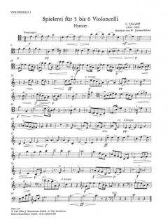 Spielereien 1 für 4-6 Violoncelli Heft 3 von Werner Thomas-Mifune im Alle Noten Shop kaufen