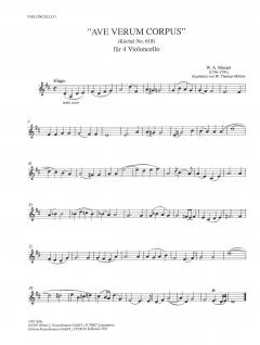 Andante aus: Requiem für 5 Violoncelli von Giuseppe Verdi im Alle Noten Shop kaufen