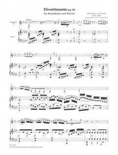 Divertissement von Heribert Klein für Bassetthorn (Violoncello) und Klavier im Alle Noten Shop kaufen