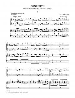 Konzert C-dur op. 47/2 von Antonio Vivaldi für 2 Flöten und Streichorchester im Alle Noten Shop kaufen
