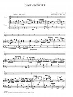 Concerto à cinque d-moll op. 9/2 von Tomaso Albinoni 