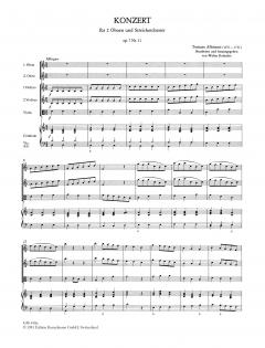 Concerto à cinque C-Dur op. 7/11 von Tomaso Albinoni für 2 Oboen und Streichorchester im Alle Noten Shop kaufen