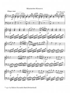 Konzert Es-dur für Klarinette, Ausg. Kneusslin von Antonio Rosetti 