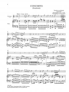 Konzert für Klarinette und Orchester von Theodor Schacht 