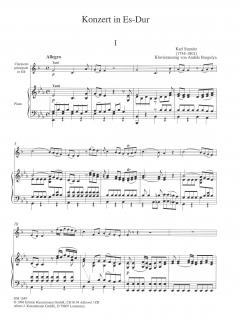 Konzert Es-dur für Klarinette und Orchester von Carl Stamitz 