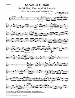 Sonate Nr. 3 in g-moll von Johann Sebastian Bach 