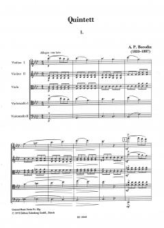 Streichquintett f-moll von Alexander Borodin für 2 Violinen, Viola und 2 Violoncelli im Alle Noten Shop kaufen