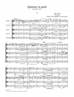 Streichquintett a-Moll von Max Bruch im Alle Noten Shop kaufen