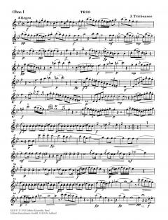 Trio B-Dur pour deux Hautbois et Cor anglais von Joseph Triebensee 
