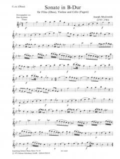 Sonate B-dur (Josef Myslivecek) 