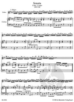 Sämtliche Werke für Violine und Basso continuo von Georg Friedrich Händel (Download) 