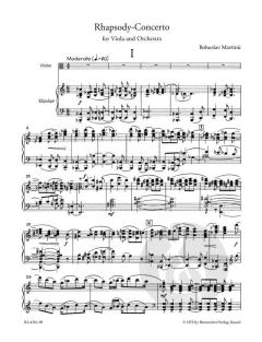 Rhapsody-Concerto von Bohuslav Martinu 