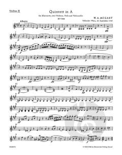 Quintett für Klarinette und Streichinstrumente KV 581 (W.A. Mozart) 