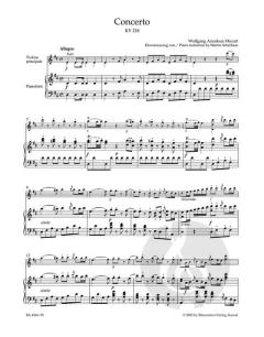 Violinkonzert Nr. 4 D-Dur KV 218 von Wolfgang Amadeus Mozart im Alle Noten Shop kaufen