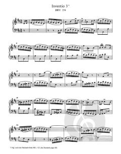 Inventionen und Sinfonien BWV 772-801 von Johann Sebastian Bach 