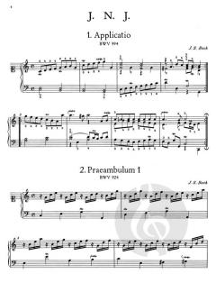 Klavierbüchlein für Wilhelm Friedemann Bach von Johann Sebastian Bach (Download) 