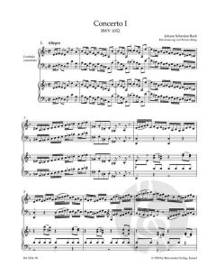 Konzert Nr. 1 in d-moll BWV 1052 von Johann Sebastian Bach für Cembalo und Streichorchester im Alle Noten Shop kaufen