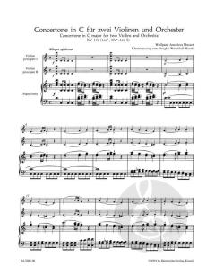 Concertone C-Dur KV 190 von Wolfgang Amadeus Mozart 