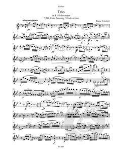 Sämtliche Streichtrios von Franz Schubert im Alle Noten Shop kaufen