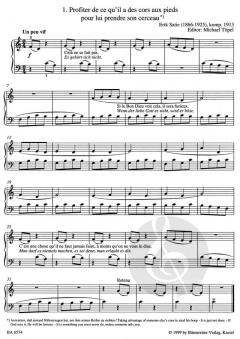 Leichte Klavierstücke und Tänze von Erik Satie im Alle Noten Shop kaufen